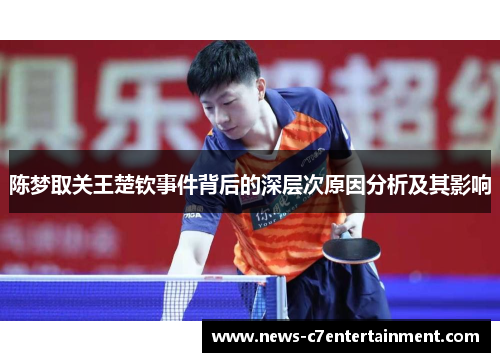 陈梦取关王楚钦事件背后的深层次原因分析及其影响 陈梦取关王楚钦事件背后的深层次原因分析及其影响